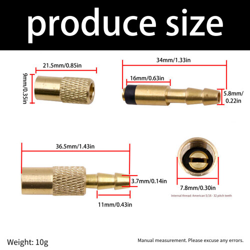 Leak Proof Air Chuck Fitting With Threaded Brass Nozzle-type A 2