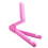 Foldable Tablets Stand For All Devices Scratch Proof-Pink 1