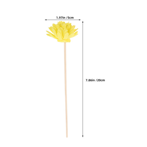 15Pcs Assorted Flower Reed Diffuser Sticks Natural Rattan for Home Use 1