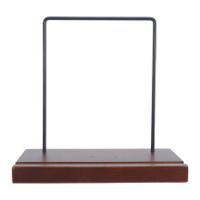 Elegant Platenrek Met Ijzeren Ondersteuning En Antislip