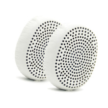 Replacement Ear Cushions Protein Leather Breathable-White