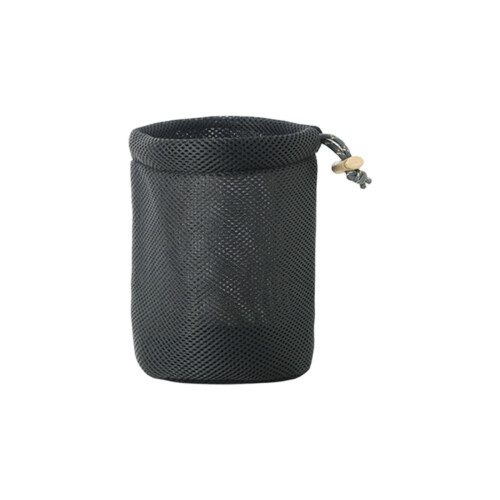 Outdoor Cookware Carrying Case with Drawstring-Black 10x15cm