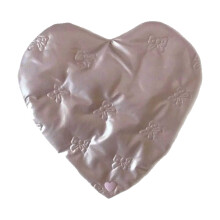 Embossed Heart Eyeglasses Holder Cosmetic Organizers Soft Lining