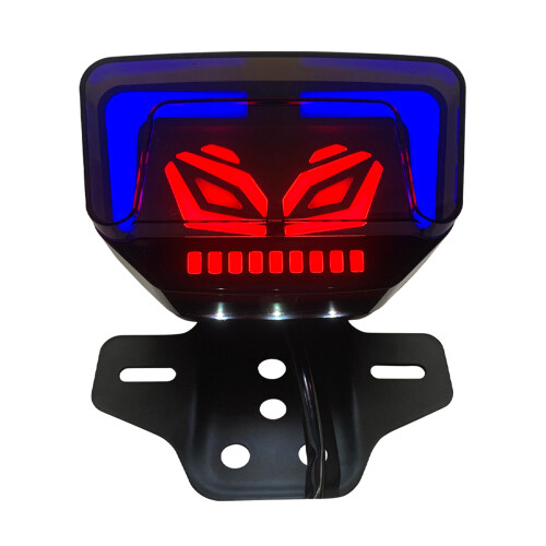 Universal Motorcycle LED Rear Tail Lamp Light-Eye Iron Bracket