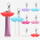 Lip Balm Holder Caps with Keychain Replacement Cover-Pink 3