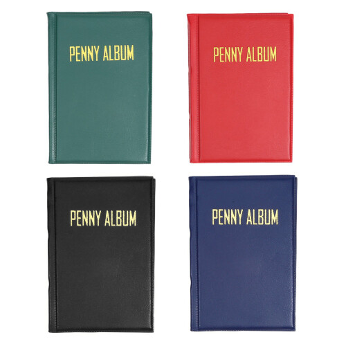 Multipurpose Coin Storage Album 108 Capacity PVC Material-Blue 2