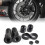 Motorcycle Tire Rims Lock Nut Kit Metal Construction Secure-Red 3