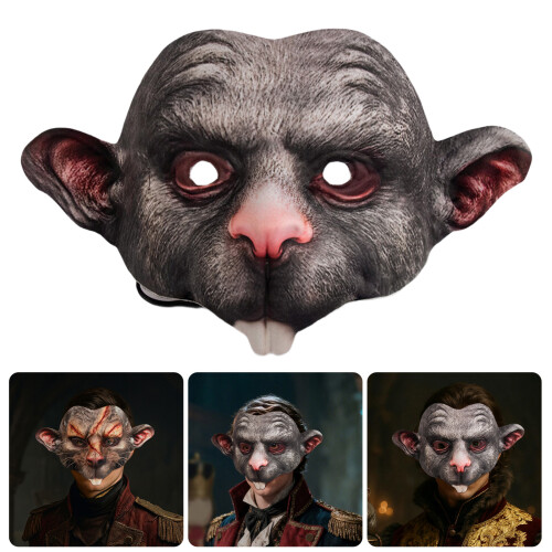 Masque de souris avec dents, accessoire de Costume de-HDA25008D 2