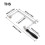 Einstellbare Mini-Handsäge U-Form Juwelier Sägen-Dicker Griff 4