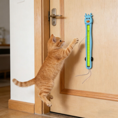 SelfMoving Cats Teaser Toy Automatic Flying String Cats-White 2