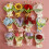 Bouquets de fleurs en Crochet faits à la main, porte-clés,-9 3