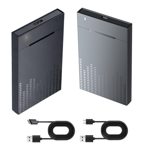 2.5inch USB3.0 to SATAs Case Excellent for Mobile-type C Port 1
