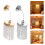 Doll House Ceiling Lamp Model Furniture Model-Silver 3