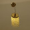 Doll House Ceiling Lamp Model Furniture Model-Silver 7