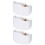 3Pièces Organisateur Télécommandes Mural Ps+bambou Perçage 1