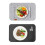 6 Piece Felt Placemat Set Heat Resistant Table-Light Grey 3