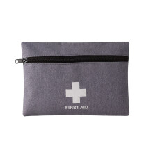 Wear Resistant First Aid Kit Practical Oxford Fabric-Gray S