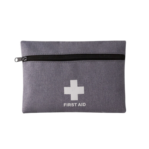 Wear Resistant First Aid Kit Practical Oxford Fabric-Gray S