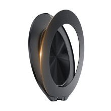 Support Ultra mince, béquille Portable, poignée arrière-Noir