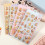 8Pcs Cartoon Bubble Stickers with Capybara Theme Decal Sticker 2