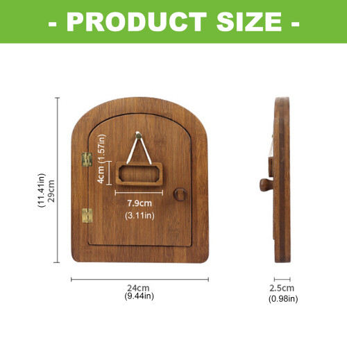 Carbonized Wood Pet Door Easy Access Dog Gate for Practical-1 2