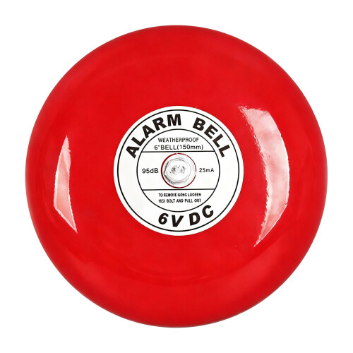 Heavy Duty Fire Alarm Bells 95dB Siren with Multiple Power-6V