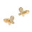 Accessoire d'écouteur sécurisé, motif papillon à la mode,-Or 1