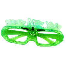 Multi-color gloeiende plastic bril met vervangbare-Groente