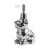 Practical Dog Shape Press Pump Liquid Container Lotion-Silver 1