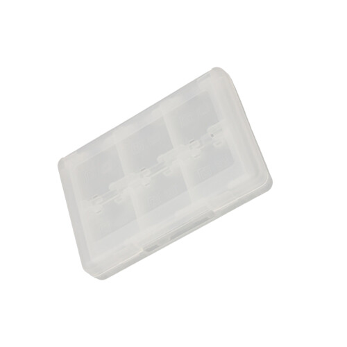 Compacte ABS Game Card Organizers Case voor 3DS 28-Wit