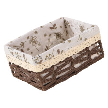 Friendly Handmade Storage Basket With Breathable Design-brown