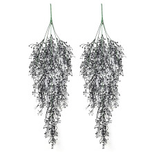 Beautiful Artificial Plastic Willow Vine-black and white