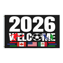 America Canada Mexico Flag 2026 Worlds Cup Flag-60 x 90cm 1