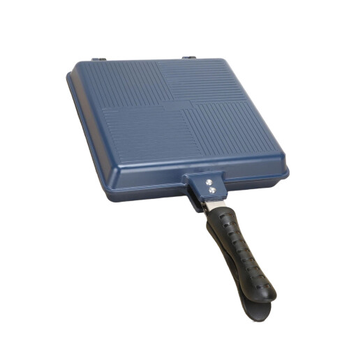 Efficient Steak Cooking Pan With Scratch Resistant Coating-Blue
