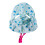 Elegant Pet Sun Hat with Floral Pattern Adjustable Strap-Blue L 1