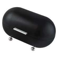 Porte-pain Durable en métal et en plastique, avec pieds-Noir