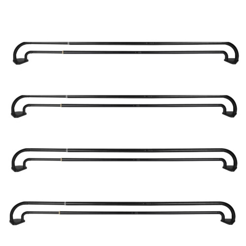 Elegant Two Bar Window Track Enhances Any Room Through-B 1