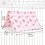 Summer Hanging Bird Nest Triangular Metal Meshes Bird-Pink S 4