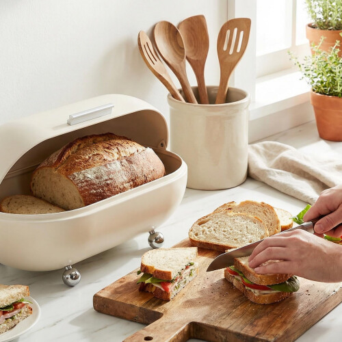 High Quality Bread Organizers Boxes With Rusts-Avocado Green 1
