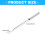 6pcs Practical Stainless Steel Dessert Fork Ideal for Wedding 3