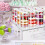 25Pcs Baking Storage Tubes And Durable Acrylic Presentation Rack 7