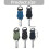 Strong Alloy Key Rings Holder With Rustproof Design-royal blue 5