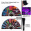 Glow Under Light Handheld Fan With Plastic Frame-Tianma star 7