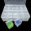 12 Compartment Bead Organiser Clear Plastic Bead Storage Box 6