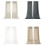 Linen Curtains 2 Panel Set Light Filtering Curtain-Dark Grey B 3