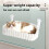 Space Saving Hanging Pet Hammock Basking Platform-White 3