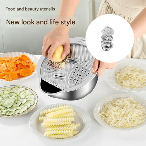 Rustless Steel Microporous Colander with Mixing Bowl for Washing 1