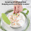 Tall Dome Plate Microwave Splatter Cover With Handle And Water 6