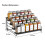 Space Saving Expandable Seasoning Holder Featuring 4-Black 4