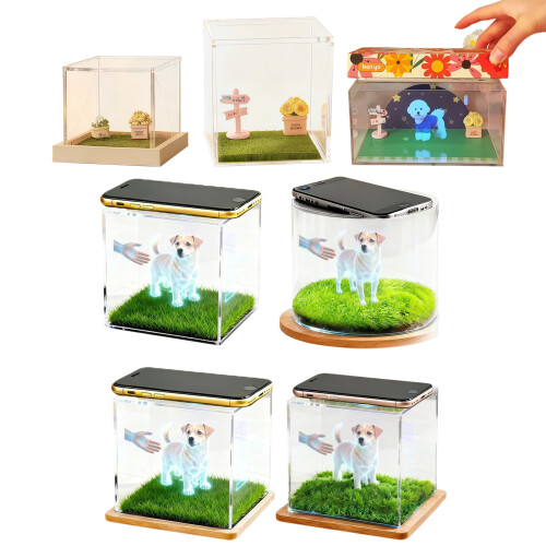 Sentimental Pet Remembrances Gift Realistic 3D Hologram-8 1